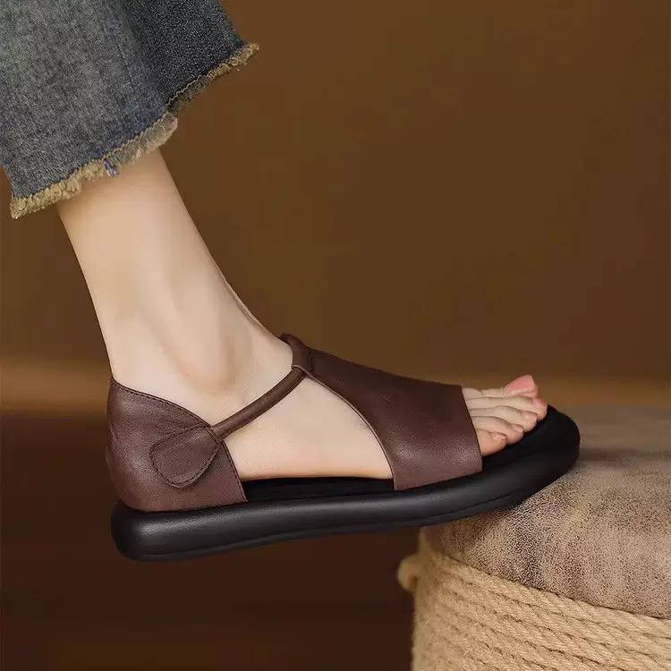 Kaylee | Minimalist Comfort T-Strap Sandals