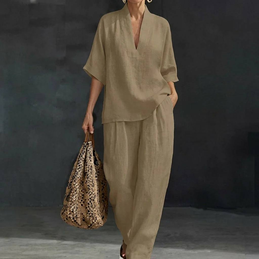 Aurora | Relaxed Linen Two-Piece Set