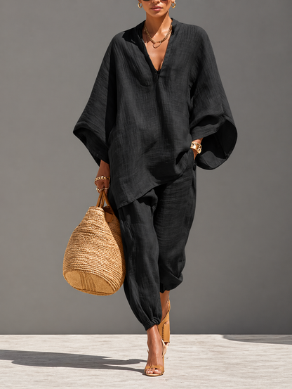 Allison | Relaxed Linen Lounge Set