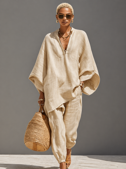 Allison | Relaxed Linen Lounge Set
