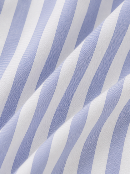 Women's Oversized Striped Button Down Shirt