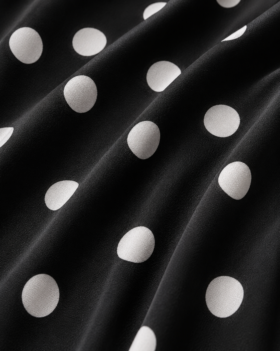 Women's Long Sleeve Polka Dot Dress