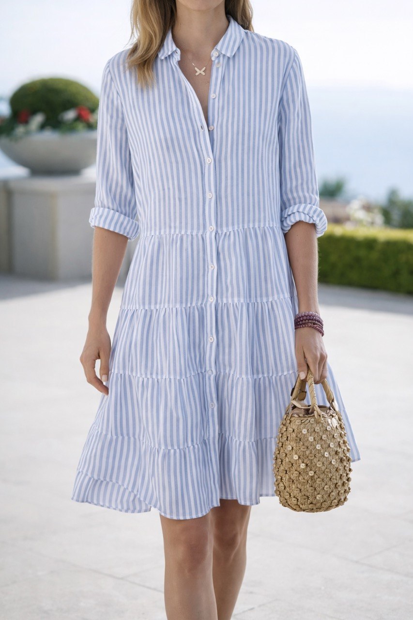 Heather | LOLITA  BREEZY STRIPED DRESS