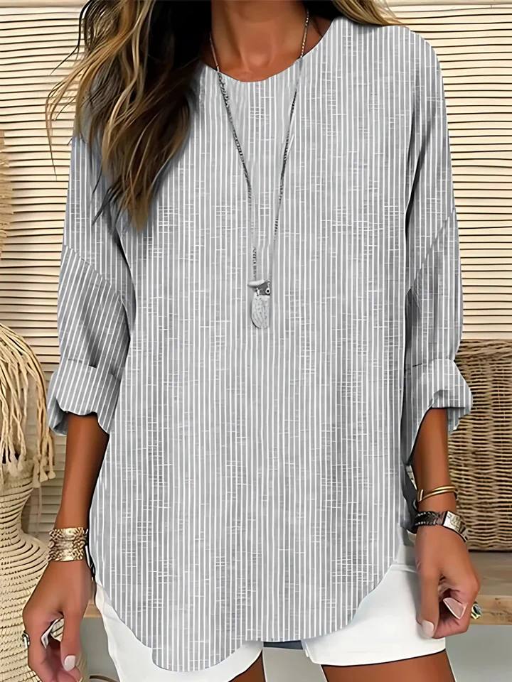 RHEA | TRENDY STRIPED BLOUSE