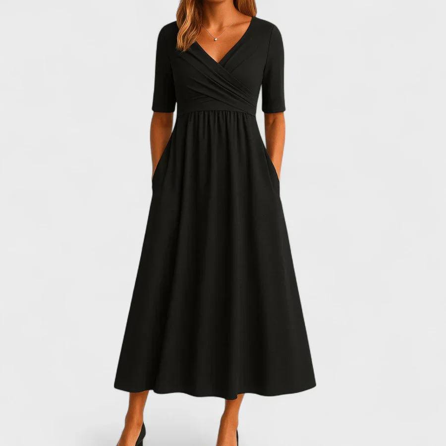 Phoebe | Elegant Flattering Midi Dress