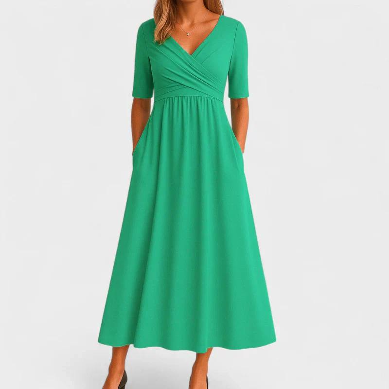 Phoebe | Elegant Flattering Midi Dress