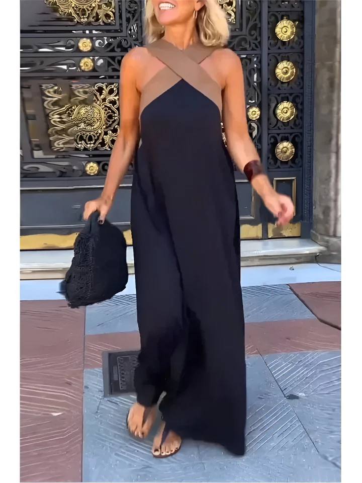 Denise | DRESS WITH CROSSED CUT