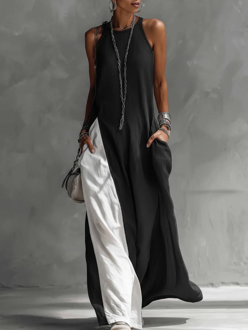 Rosa |Flow Ease Maxi Dress  Minimal Comfort Edition