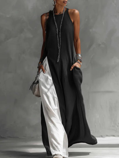 Rosa |Flow Ease Maxi Dress  Minimal Comfort Edition