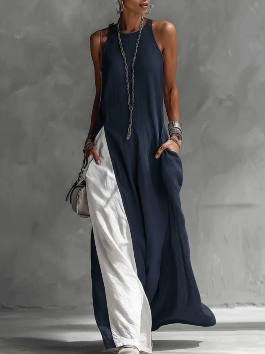 Rosa |Flow Ease Maxi Dress  Minimal Comfort Edition