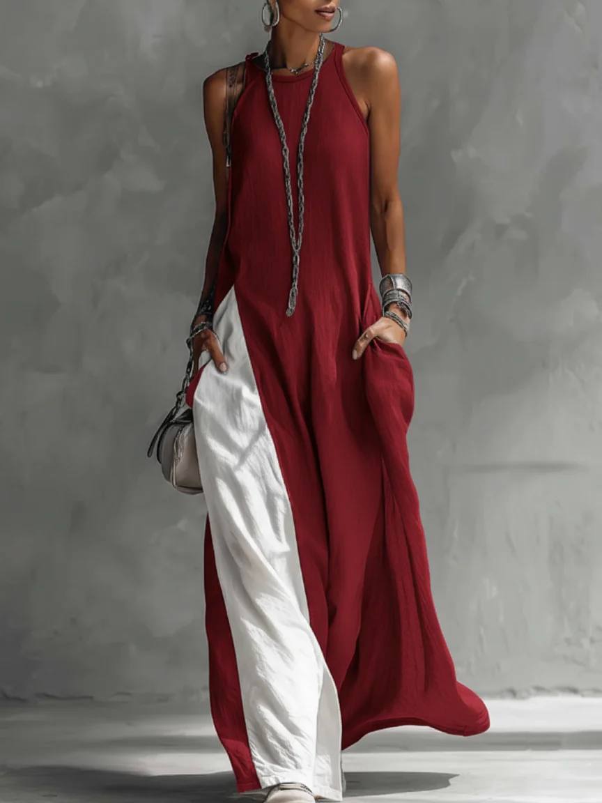 Rosa |Flow Ease Maxi Dress  Minimal Comfort Edition