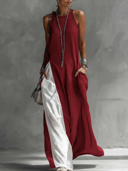 Rosa |Flow Ease Maxi Dress  Minimal Comfort Edition