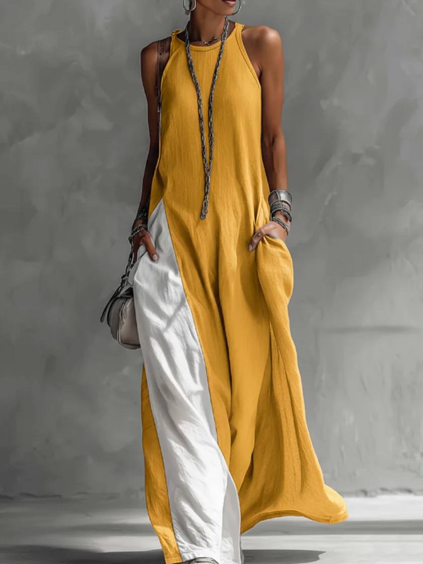 Rosa |Flow Ease Maxi Dress  Minimal Comfort Edition