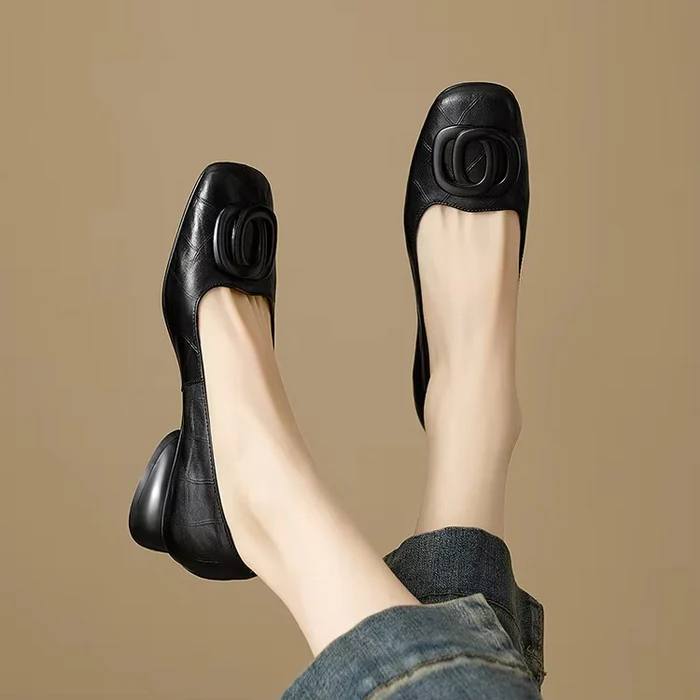 SOPHIA | ELEGANT LEATHER FLATS FOR WOMEN