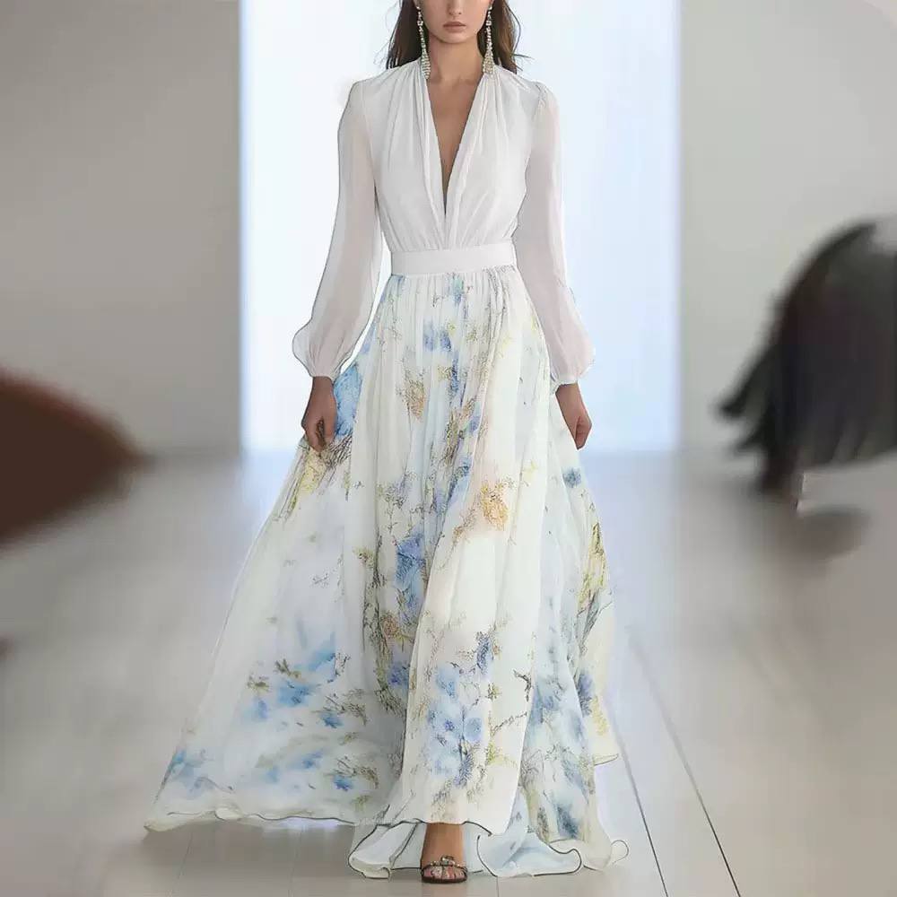 Alice | Graceful Floral Maxi Dress