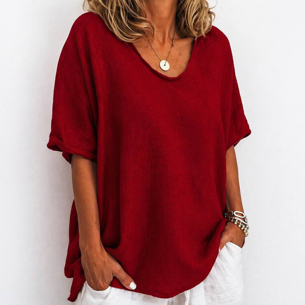 Women's Oversized Loose Fit Shirt