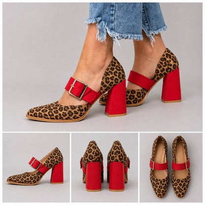 Alondra | Leopard Statement Heels
