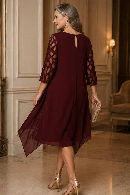 Marina | Elegant Layered Lace Dress
