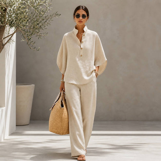 Selene | Luxe Linen Lounge Set
