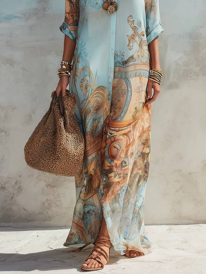 Azeloria | Coastal Luxe Maxi Dress