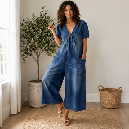 Elara | Relaxed Wide-Leg Jumpsuit