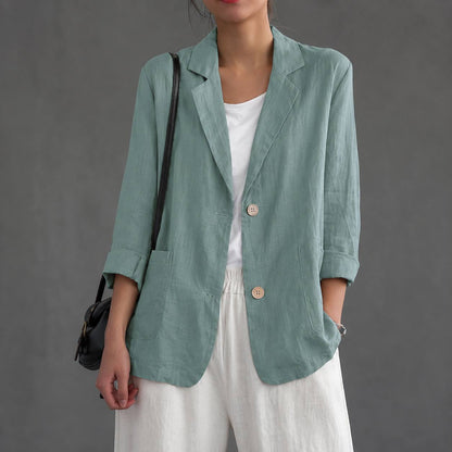 Sienna | Cotton Relaxed Blazer