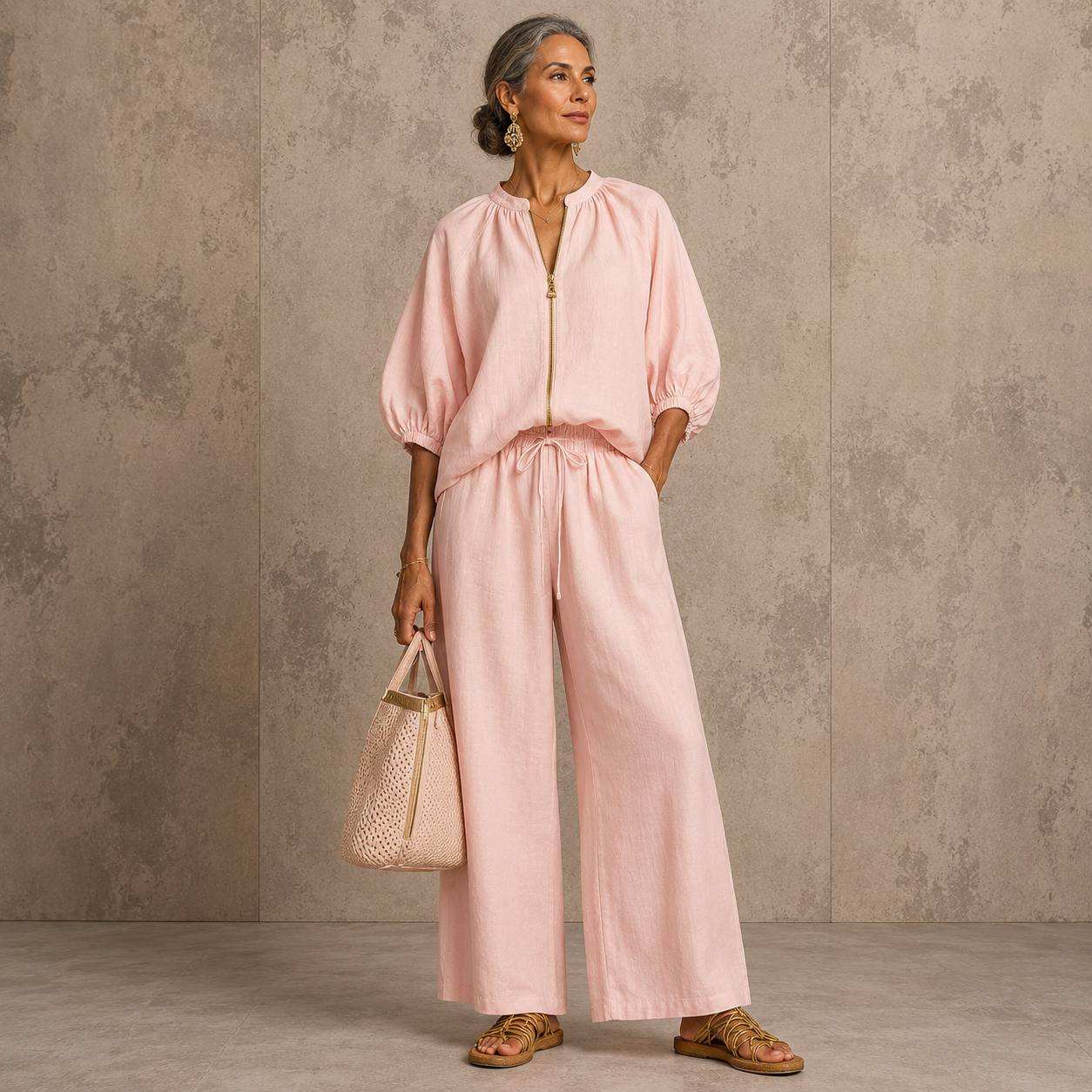 Helena | Denim Breeze Two-Piece Set
