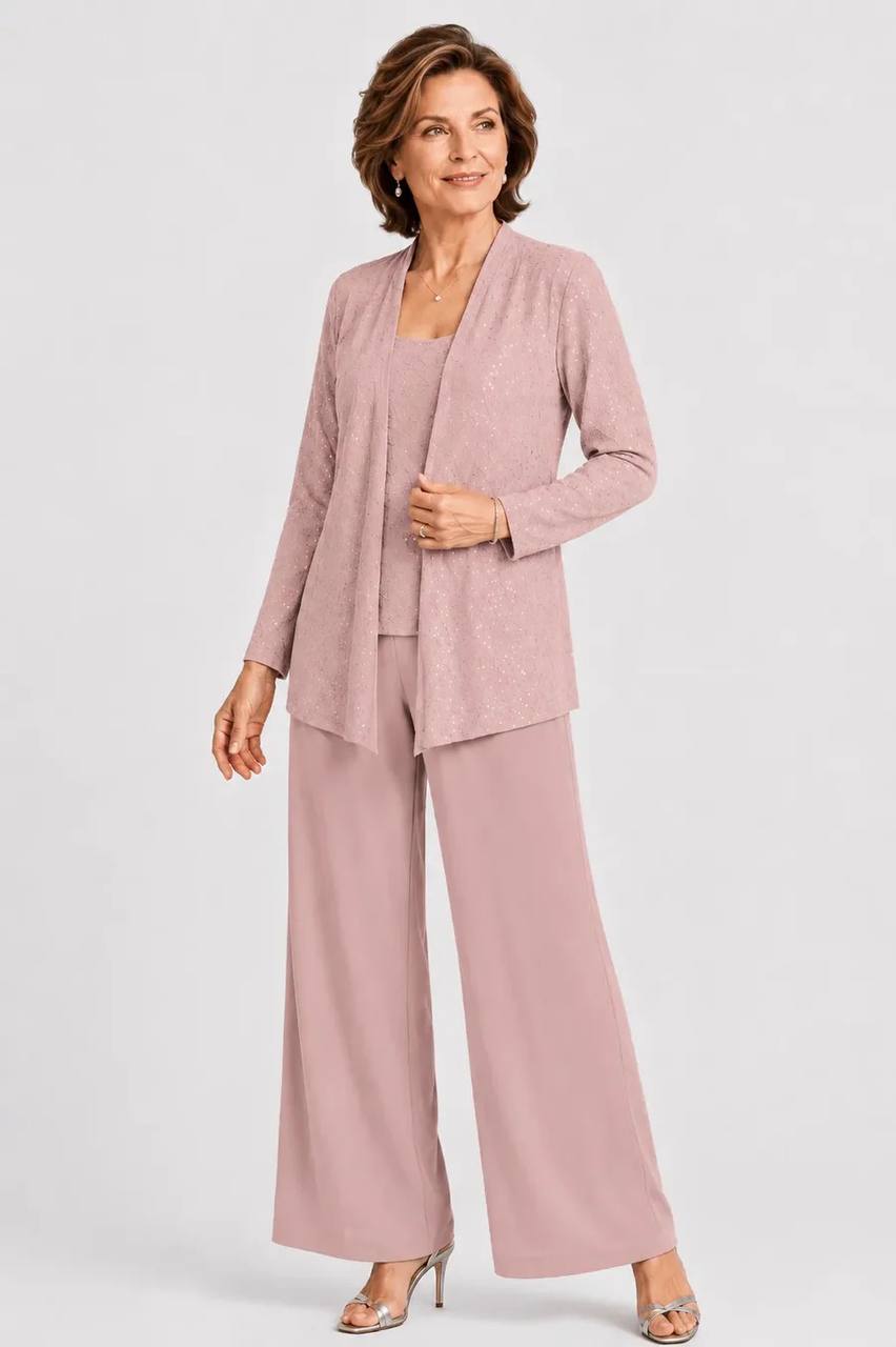 Celeste | Shimmer Three-Piece Evening Set