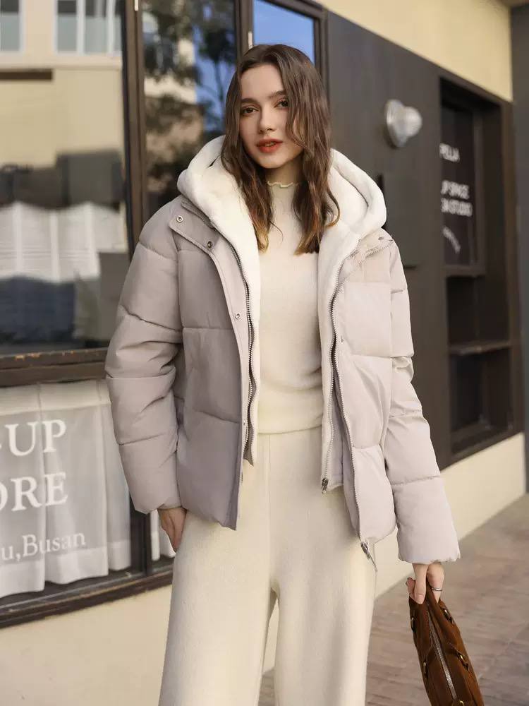 Women's Hooded Thick Puffer Jacket