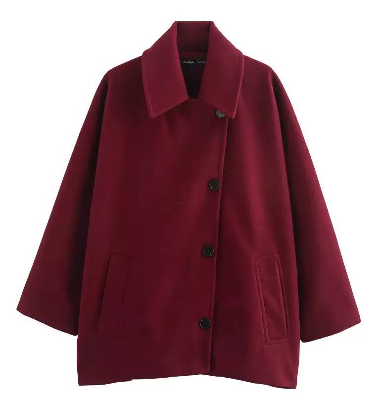 Women's Oversized Wool Blend Jacket