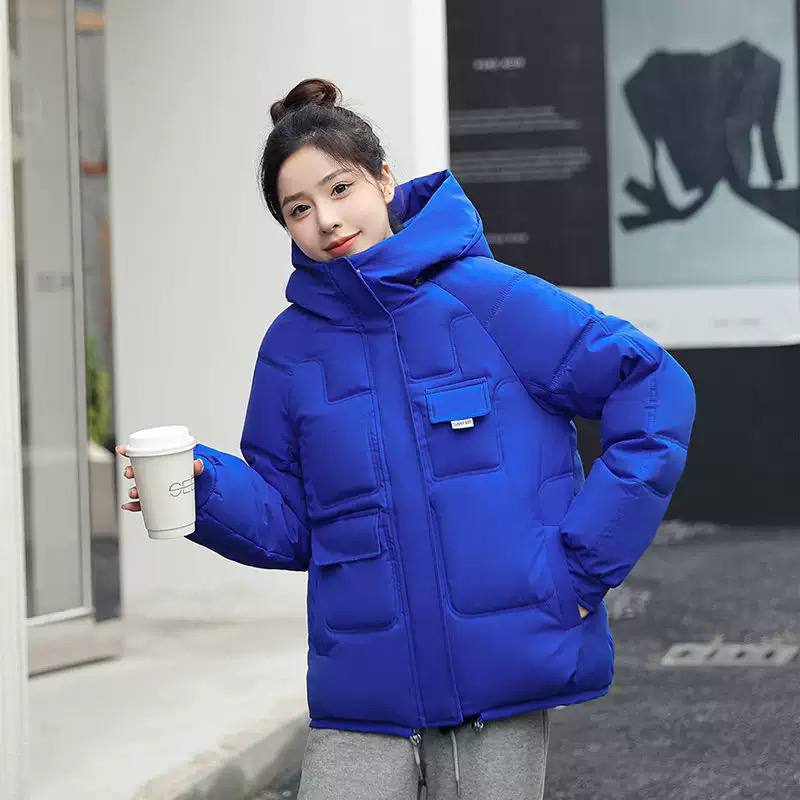 Hooded Puffer Jacket Quilted Design, Full-Zip Front, Multiple Utility Pockets & Relaxed Fit