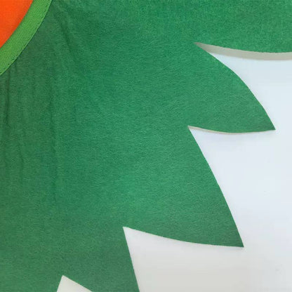 Cheerful Pumpkin Patch Poncho Costume