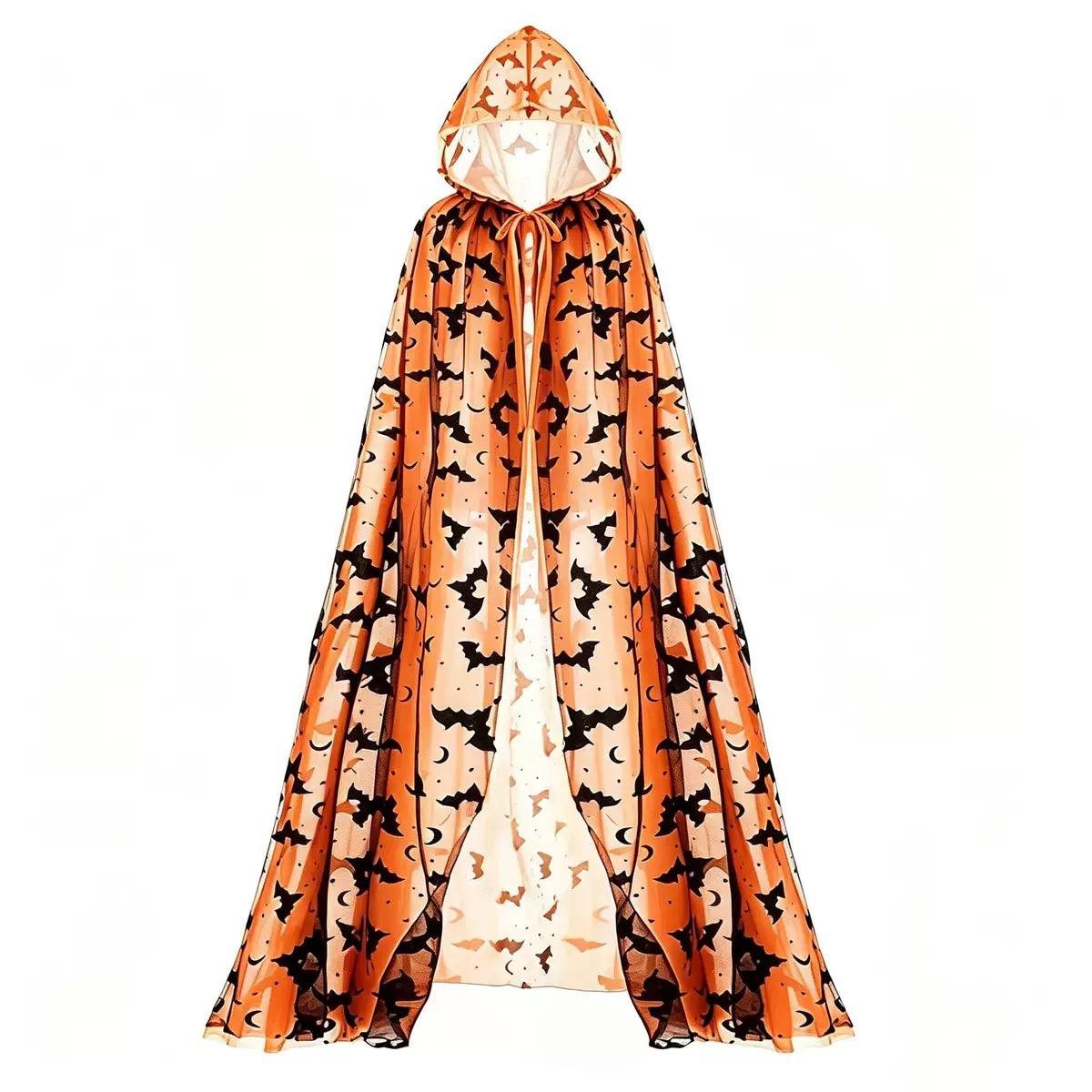 Harvest Moon Bat Costume Cape - Orange