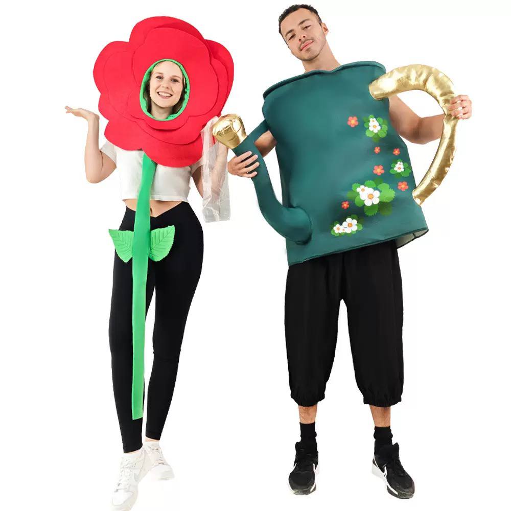 Bloom and Brew Couples Costume Set - Multi