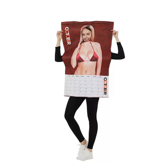October Date Night Calendar Costume - Multi