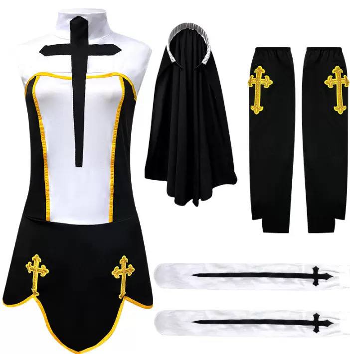 Sacred Shadows Nun Costume Set