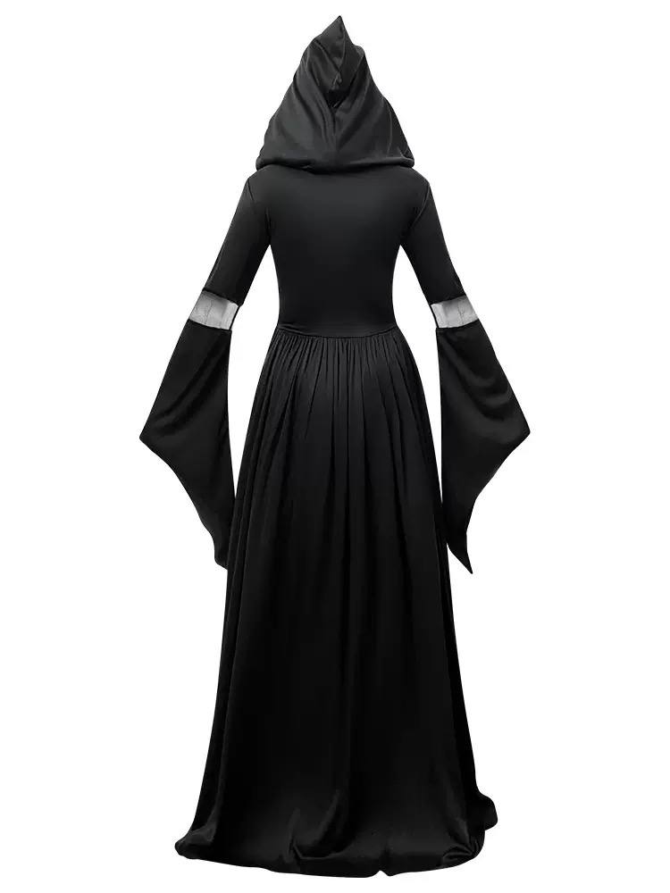 Veiled Reaper Bell Sleeve Costume Dress