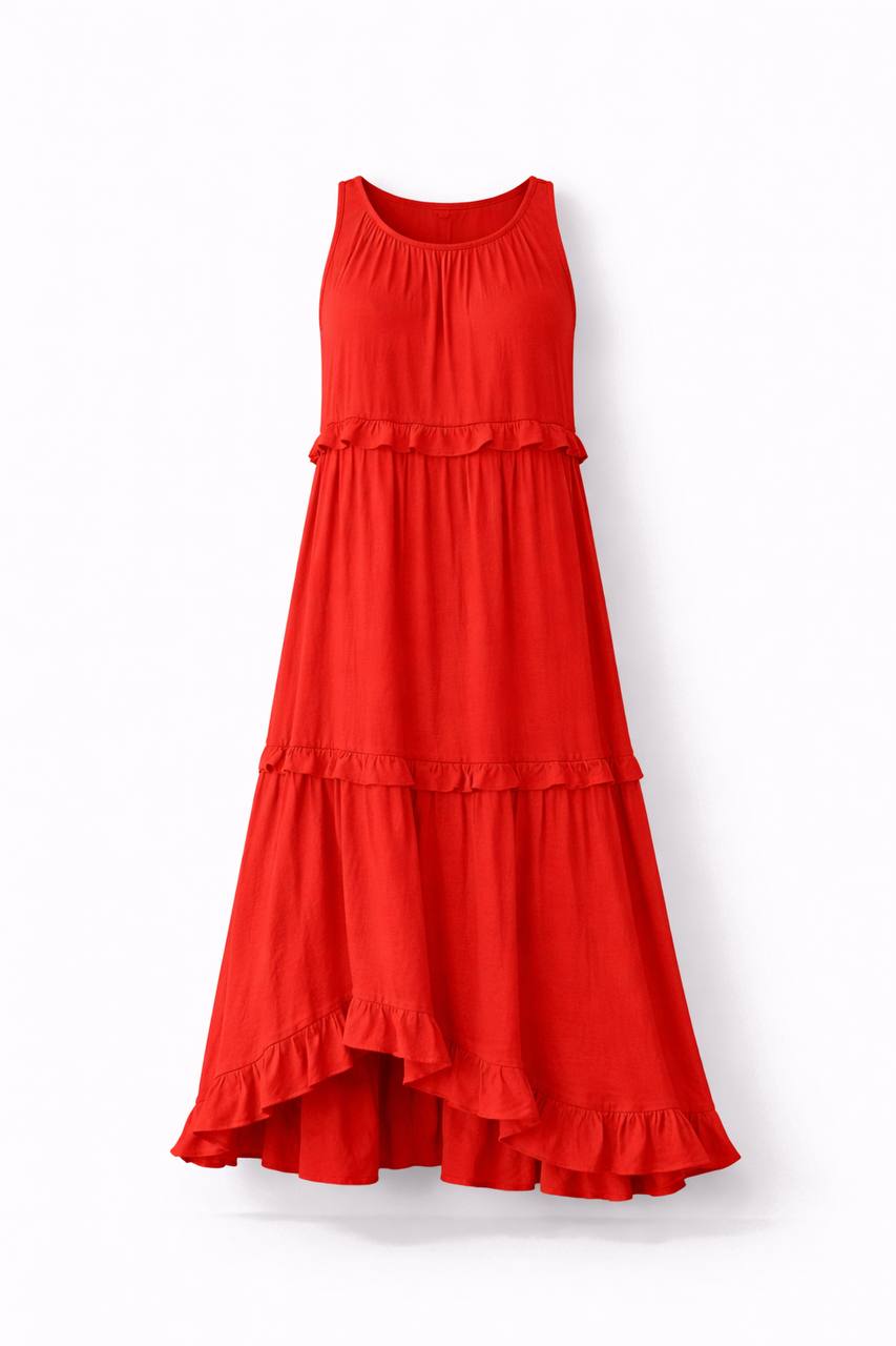 Estella | Ruffle Maxi Dress