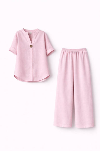 Annabelle |Loose Linen Two-Piece Set