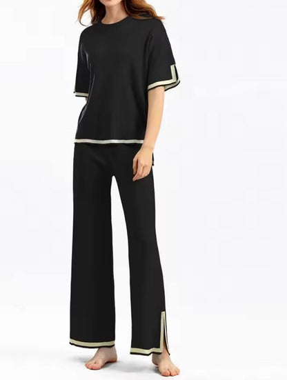 Women's Contrast Trim Lounge Set