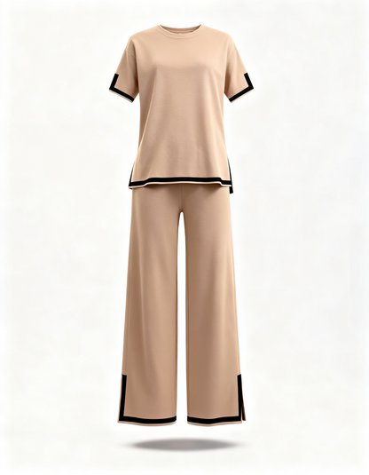 Women's Contrast Trim Lounge Set