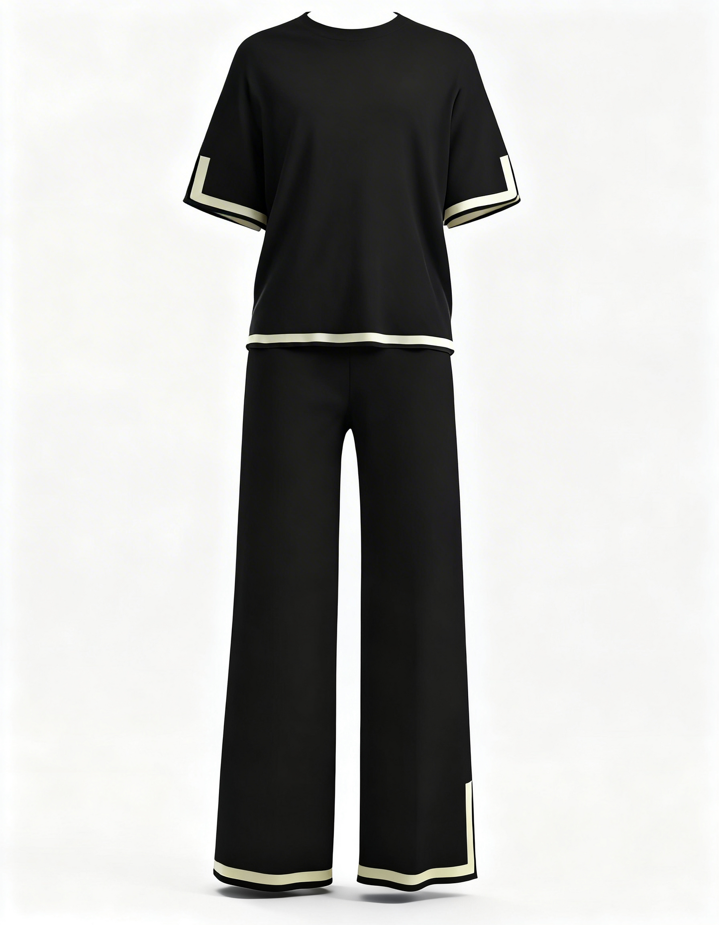Women's Contrast Trim Lounge Set