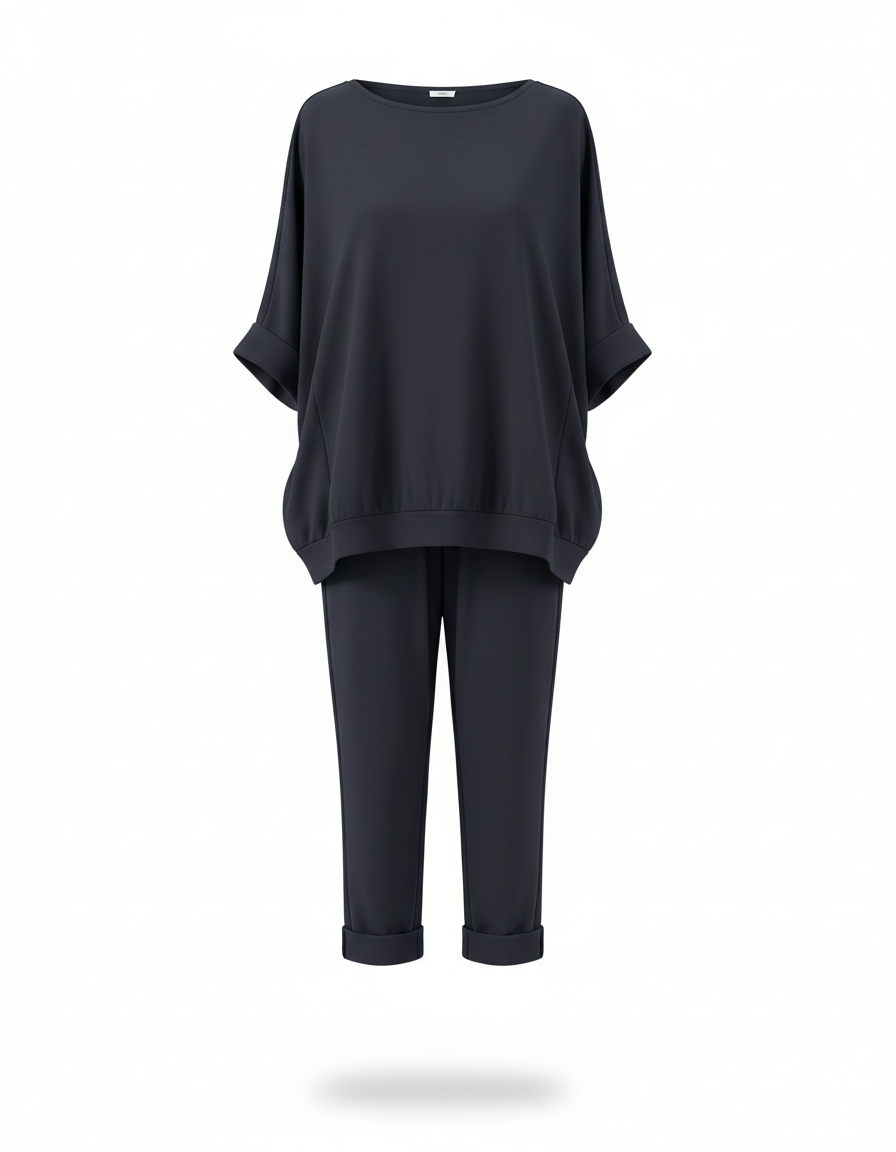 Women's Oversized Sweatshirt & Jogger Lounge Set