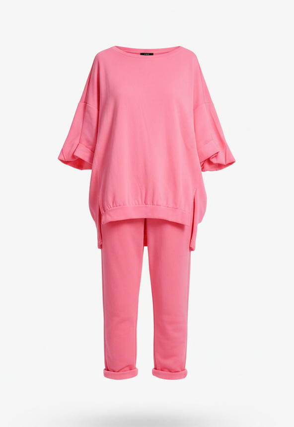 Women's Oversized Sweatshirt & Jogger Lounge Set