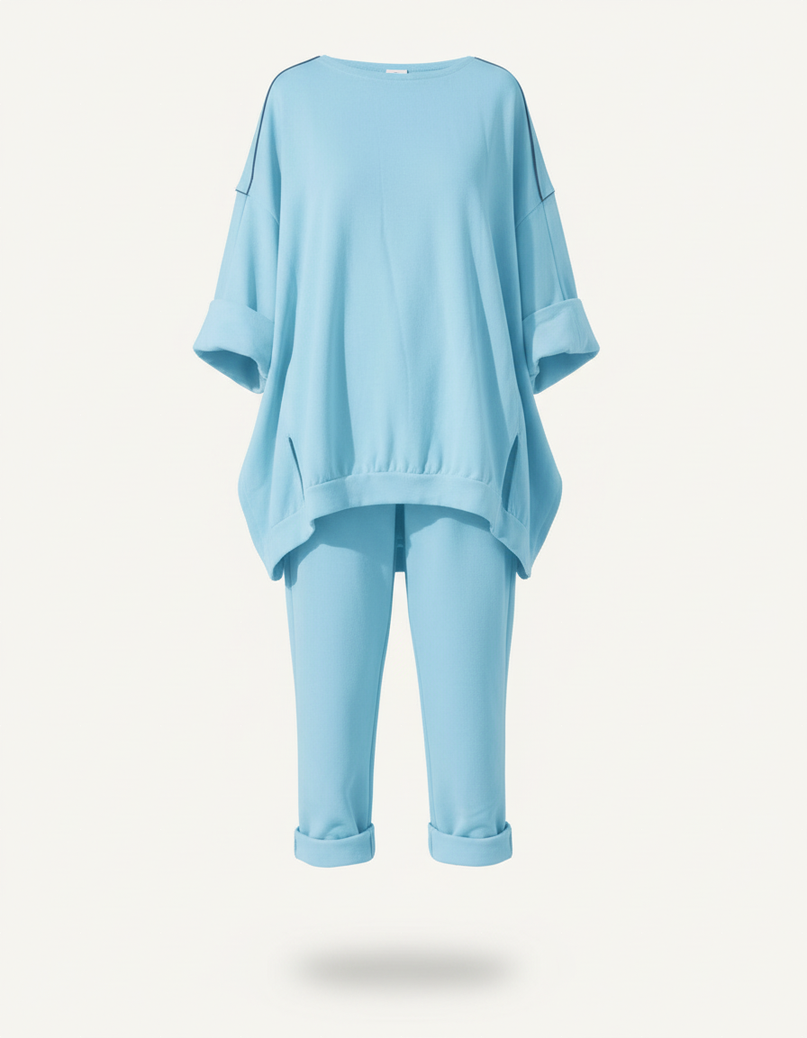 Women's Oversized Sweatshirt & Jogger Lounge Set