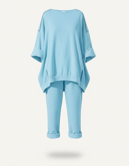 Women's Oversized Sweatshirt & Jogger Lounge Set