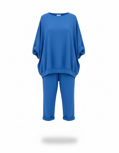 Women's Oversized Sweatshirt & Jogger Lounge Set